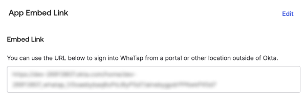 Okta - App Embed Link